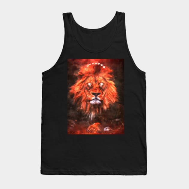 The Anger Of A Lion Tank Top by Nour Abou Harb